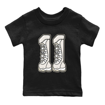 Number 11 SNRT Sneaker Tees Kids - Air Jordan 11 Pearl - SNRT Sneaker T-shirts