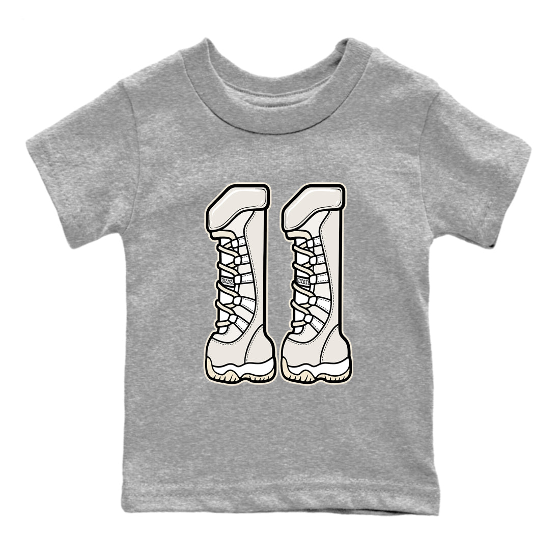 Number 11 SNRT Sneaker Tees Kids - Air Jordan 11 Pearl - SNRT Sneaker T-shirts