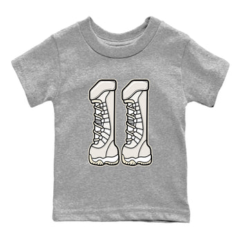 Number 11 SNRT Sneaker Tees Kids - Air Jordan 11 Pearl - SNRT Sneaker T-shirts