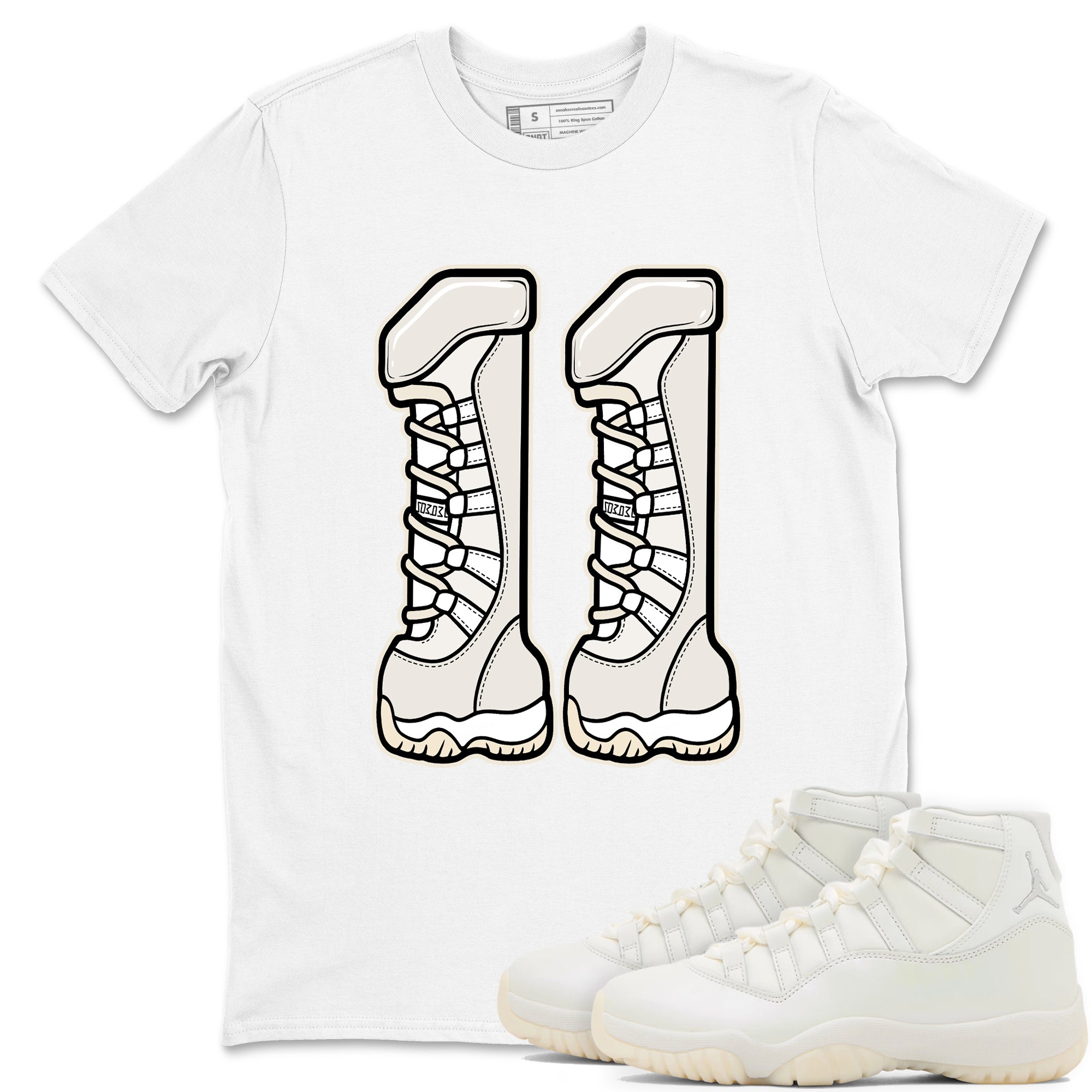 Number 11 SNRT Sneaker Tees - Air Jordan 11 Pearl - SNRT Sneaker T-shirts