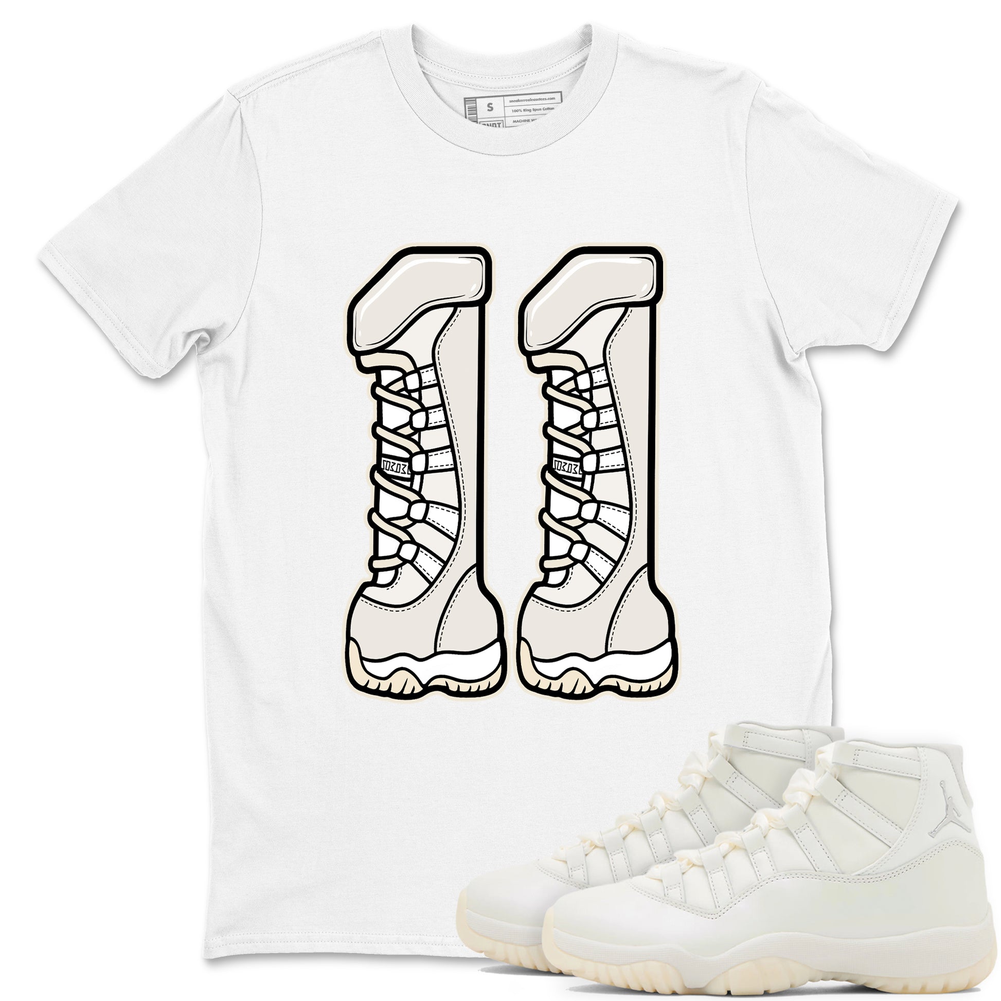 Number 11 SNRT Sneaker Tees - Air Jordan 11 Pearl - SNRT Sneaker T-shirts