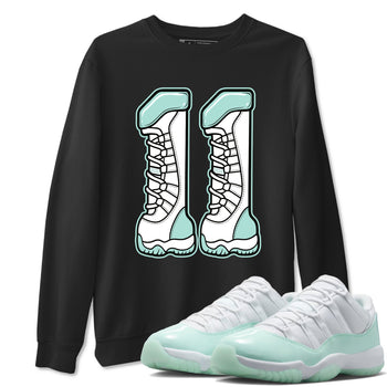 Number 11 sneaker match t-shirt styled to complete your fit with the Air Jordan 11 Igloo sneakers, shown in Black 1.