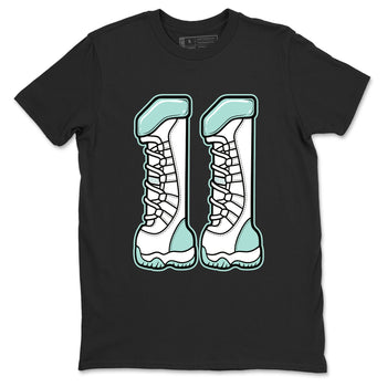 Number 11 sneaker match t-shirt styled to complete your fit with the Air Jordan 11 Igloo sneakers, shown in Black 2.