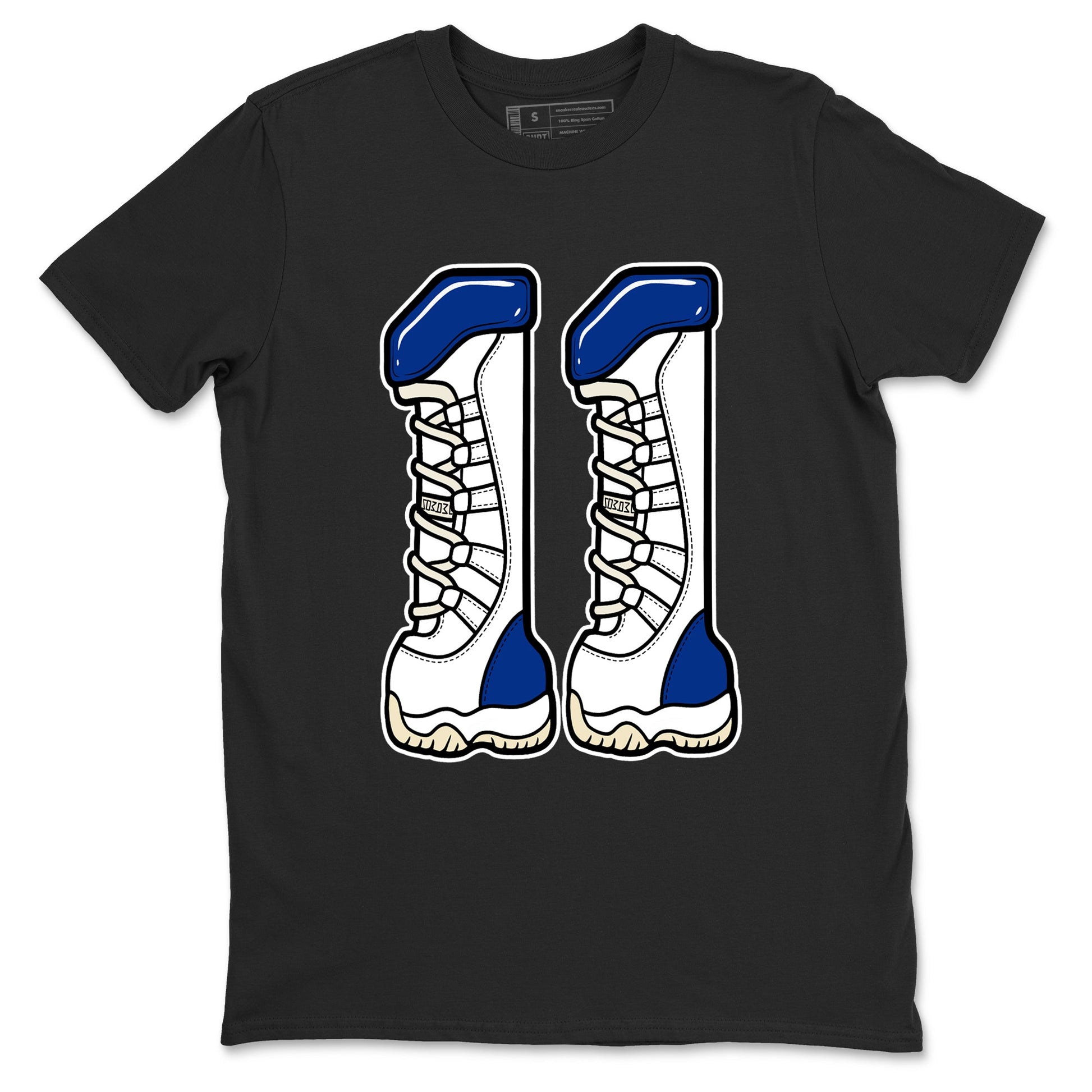 Sneaker match tees – Sneaker Tees To Match Air Jordan 11 Rare Air Shoes – Number 11 Tee Black 2