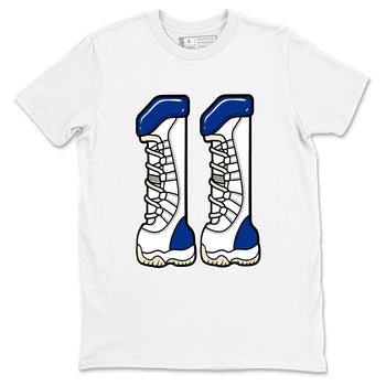 Sneaker match tees – Sneaker Tees To Match Air Jordan 11 Rare Air Shoes – Number 11 Tee White 2