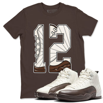 AJ12 Baroque Brown shirts to match jordans Number 12 best t shirts to wear with jordans SoleFly x Jordan 12 Baroque Brown match shoes to clothes SNRT Sneaker Tees unisex cotton Dark Chocolate 1 shirts