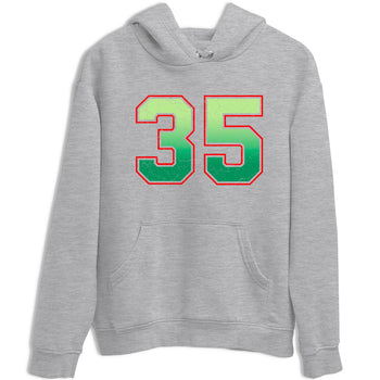 Sneaker Threads – Sneaker Tees To Match Nike KD 17 Easy Money Sniper – Number 35 Graphic Tee Heather Grey 2. Perfect for Jordan releases 2025 colorways. Perfect for Kevin Durant sneaker releases and Easy Money basketball colorways loved by hoopers in 2025.