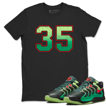 Sneaker Threads – Sneaker Tees To Match Nike KD 17 Easy Money Sniper – Number 35 Graphic Tee Black 1. Perfect for Jordan releases 2025 colorways. Perfect for Kevin Durant sneaker releases and Easy Money basketball colorways loved by hoopers in 2025.