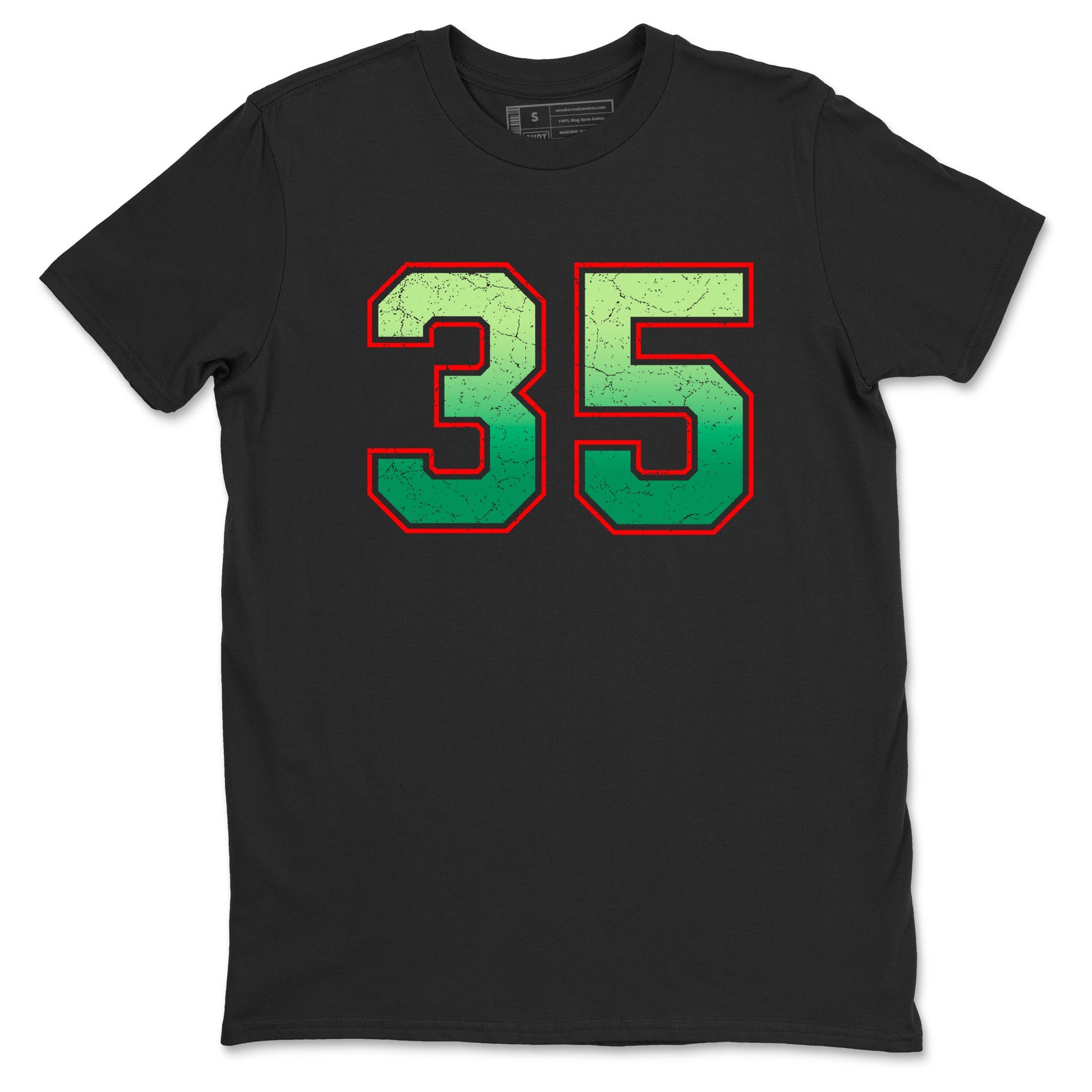 Sneaker Threads – Sneaker Tees To Match Nike KD 17 Easy Money Sniper – Number 35 Graphic Tee Black 2. Perfect for Jordan releases 2025 colorways. Perfect for Kevin Durant sneaker releases and Easy Money basketball colorways loved by hoopers in 2025.