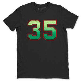 Sneaker Threads – Sneaker Tees To Match Nike KD 17 Easy Money Sniper – Number 35 Graphic Tee Black 2. Perfect for Jordan releases 2025 colorways. Perfect for Kevin Durant sneaker releases and Easy Money basketball colorways loved by hoopers in 2025.