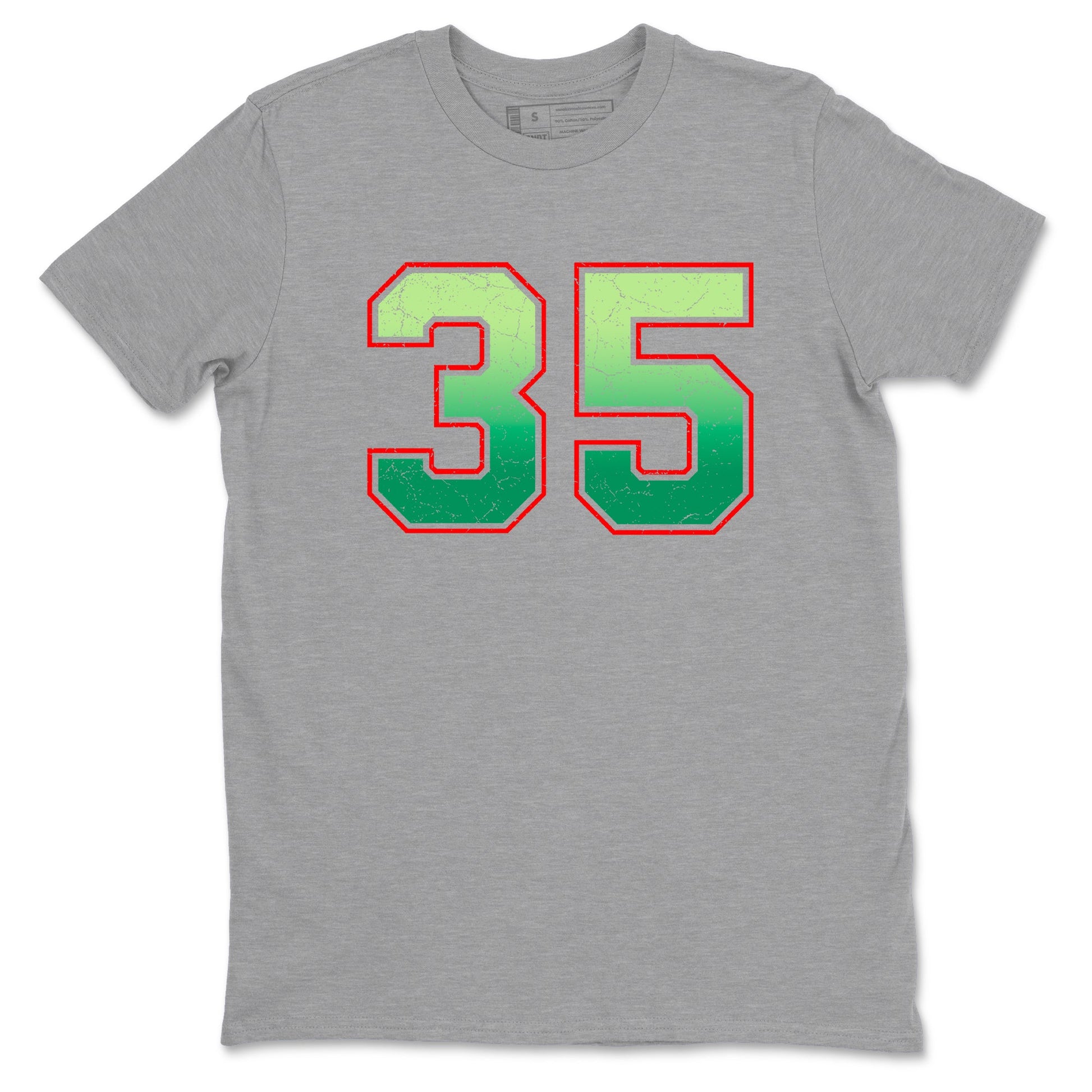 Sneaker Threads – Sneaker Tees To Match Nike KD 17 Easy Money Sniper – Number 35 Graphic Tee Heather Grey 2. Perfect for Jordan releases 2025 colorways. Perfect for Kevin Durant sneaker releases and Easy Money basketball colorways loved by hoopers in 2025.