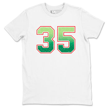 Sneaker Threads – Sneaker Tees To Match Nike KD 17 Easy Money Sniper – Number 35 Graphic Tee White 2. Perfect for Jordan releases 2025 colorways. Perfect for Kevin Durant sneaker releases and Easy Money basketball colorways loved by hoopers in 2025.
