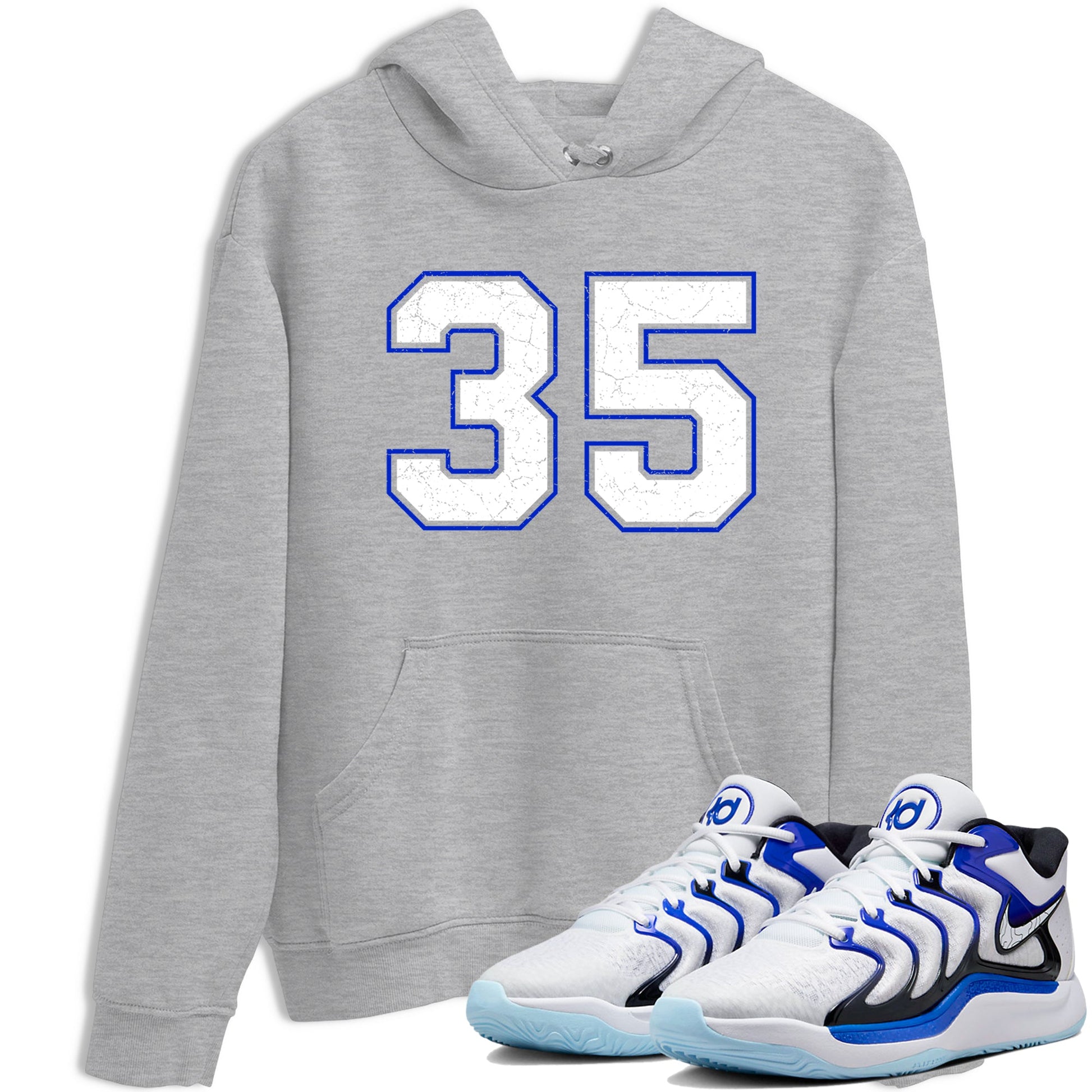 Sneaker Threads – Sneaker Tees To Match Nike KD 17 Penny – Number 35 Graphic Tee Heather Grey 1. Perfect for Jordan releases 2025 colorways. Perfect for Kevin Durant basketball sneaker releases and retro Penny-inspired 2025 colorways.