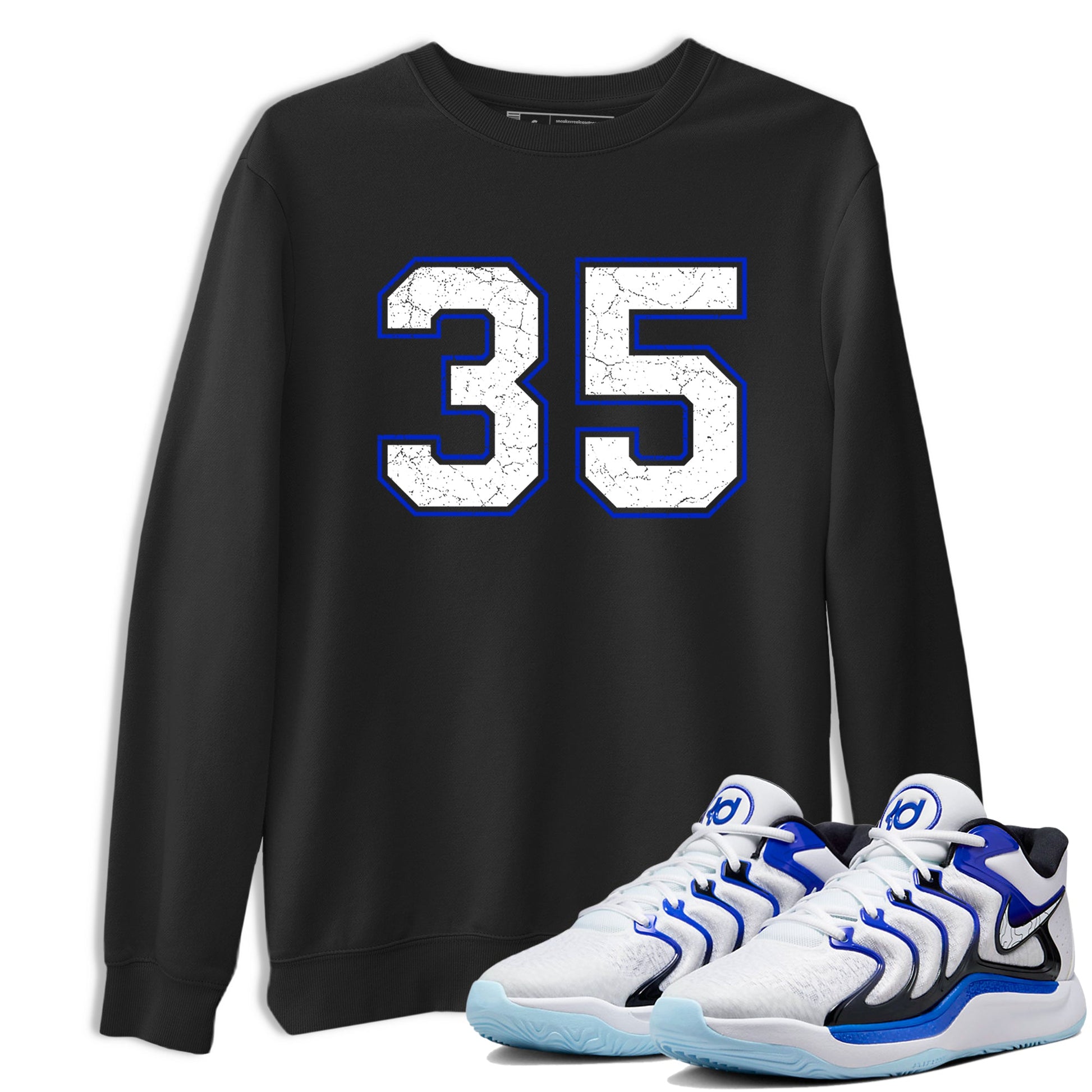 Sneaker Threads – Sneaker Tees To Match Nike KD 17 Penny – Number 35 Graphic Tee Black 1. Perfect for Jordan releases 2025 colorways. Perfect for Kevin Durant basketball sneaker releases and retro Penny-inspired 2025 colorways.