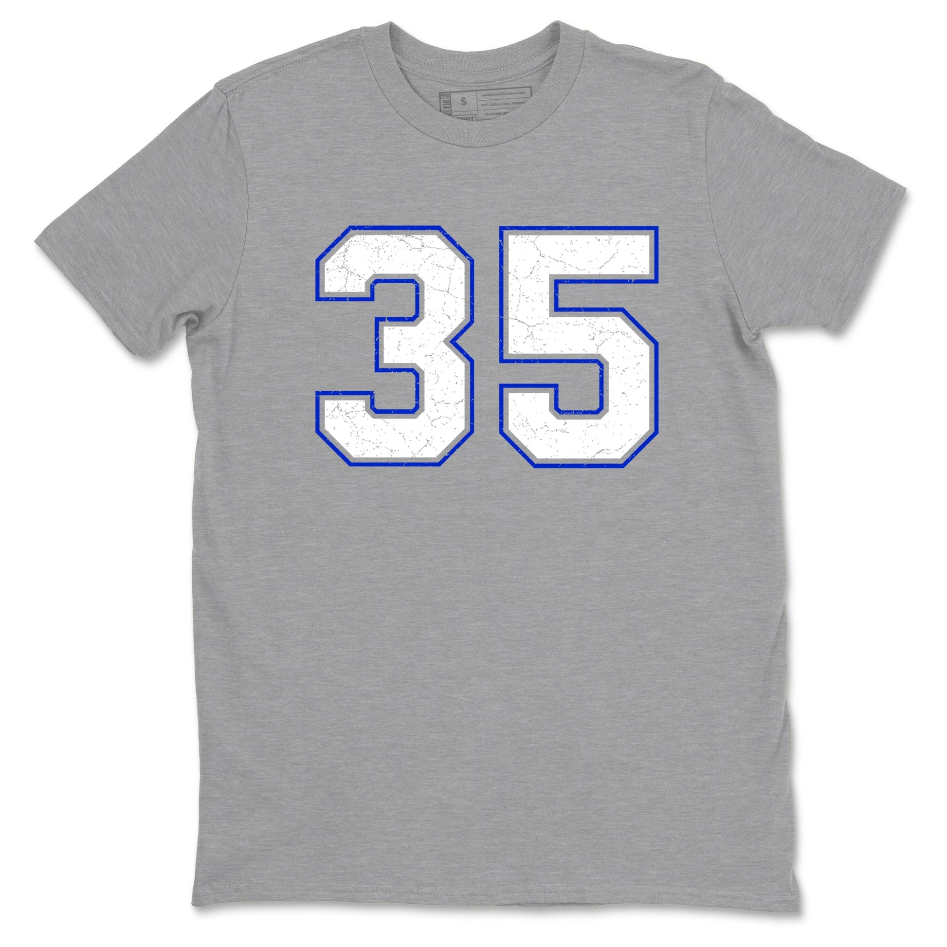 Sneaker Threads – Sneaker Tees To Match Nike KD 17 Penny – Number 35 Graphic Tee Heather Grey 2. Perfect for Jordan releases 2025 colorways. Perfect for Kevin Durant basketball sneaker releases and retro Penny-inspired 2025 colorways.