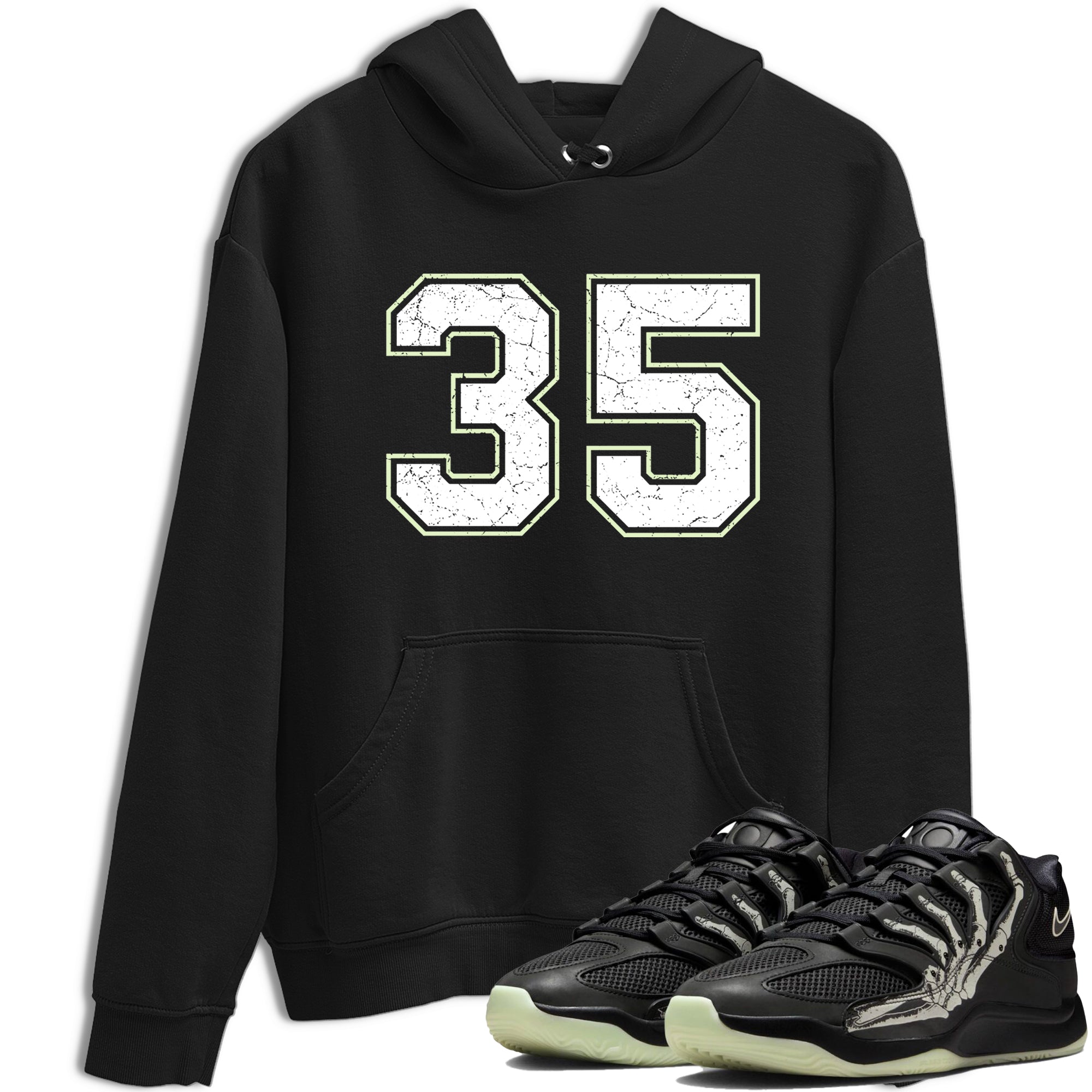 Sneaker Threads – Sneaker Tees To Match Nike KD 18 Halloween – Number 35 Graphic Tee Black 1. Perfect for Jordan releases 2025 colorways. Perfect for Kevin Durant sneaker releases and Halloween 2025 colorways.