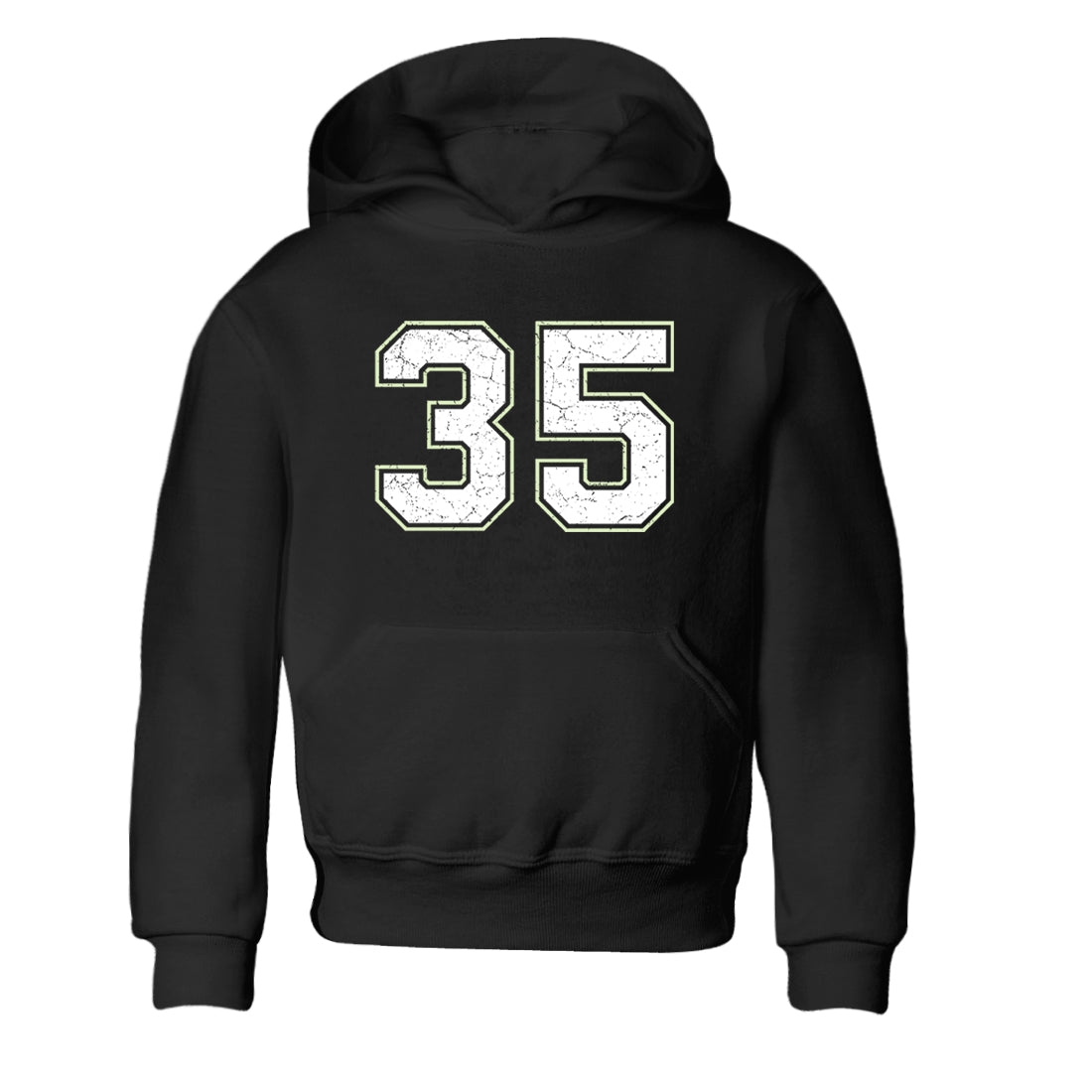 Sneaker Threads – Sneaker Tees To Match Nike KD 18 Halloween – Number 35 Youth Graphic Tee Black 2. Perfect for Jordan releases 2025 colorways. Perfect for Kevin Durant sneaker releases and Halloween 2025 colorways.