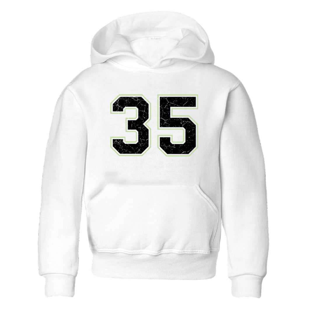 Sneaker Threads – Sneaker Tees To Match Nike KD 18 Halloween – Number 35 Youth Graphic Tee White 2. Perfect for Jordan releases 2025 colorways. Perfect for Kevin Durant sneaker releases and Halloween 2025 colorways.