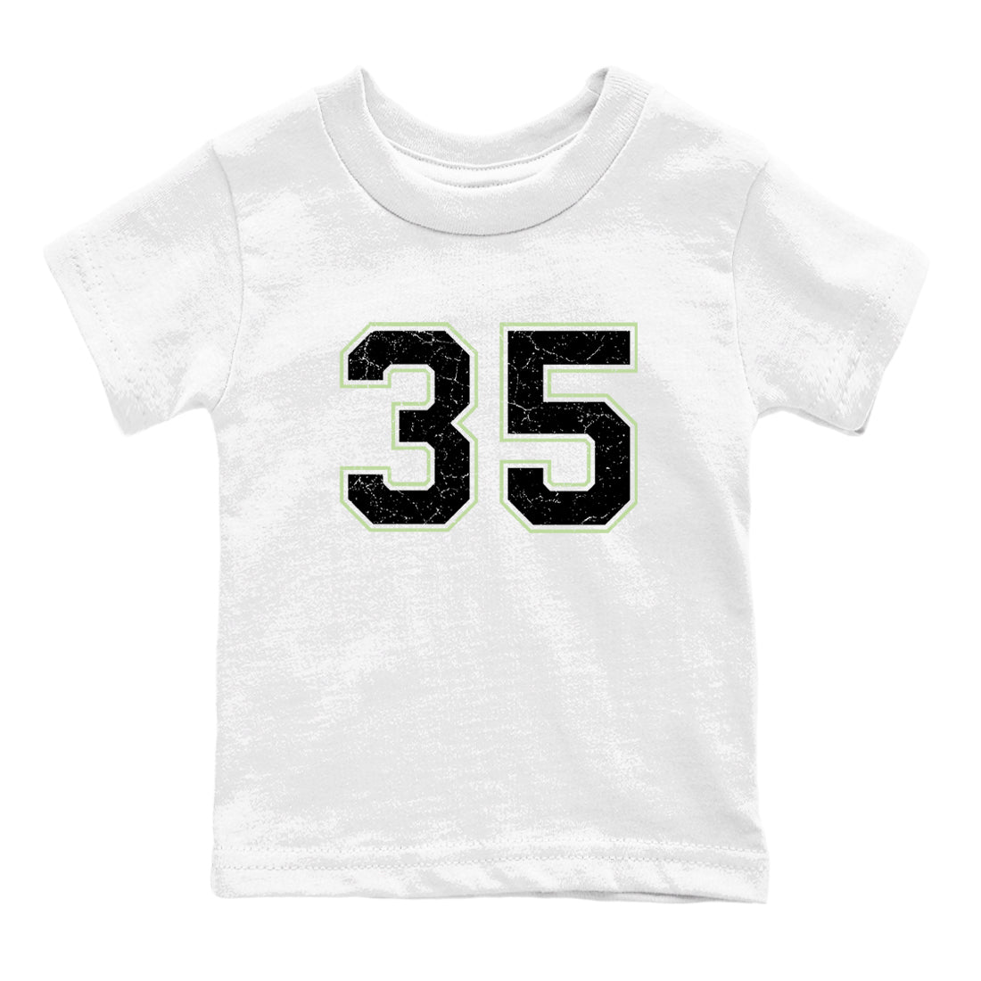 Sneaker Threads – Sneaker Tees To Match Nike KD 18 Halloween – Number 35 Youth Graphic Tee White 2. Perfect for Jordan releases 2025 colorways. Perfect for Kevin Durant sneaker releases and Halloween 2025 colorways.