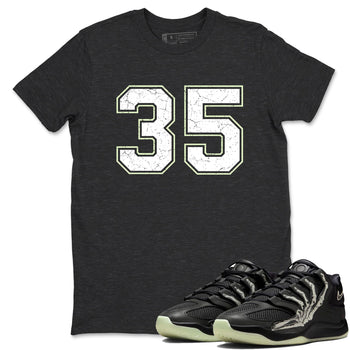 Sneaker Threads – Sneaker Tees To Match Nike KD 18 Halloween – Number 35 Graphic Tee Charcoal Heather 1. Perfect for Jordan releases 2025 colorways. Perfect for Kevin Durant sneaker releases and Halloween 2025 colorways.
