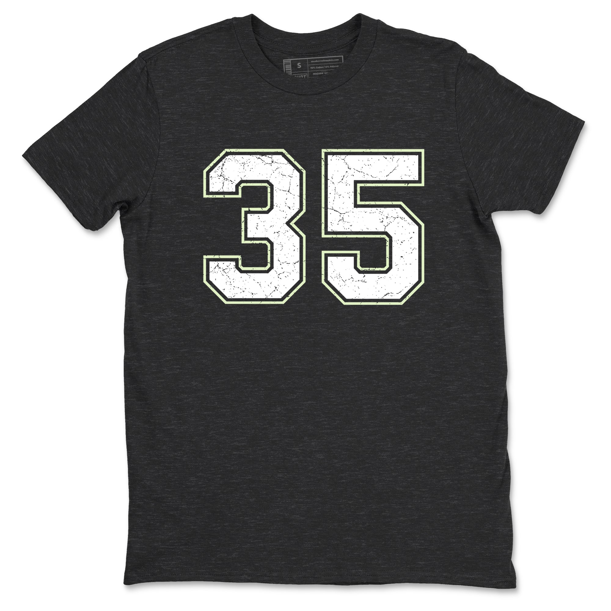 Sneaker Threads – Sneaker Tees To Match Nike KD 18 Halloween – Number 35 Graphic Tee Charcoal Heather 2. Perfect for Jordan releases 2025 colorways. Perfect for Kevin Durant sneaker releases and Halloween 2025 colorways.