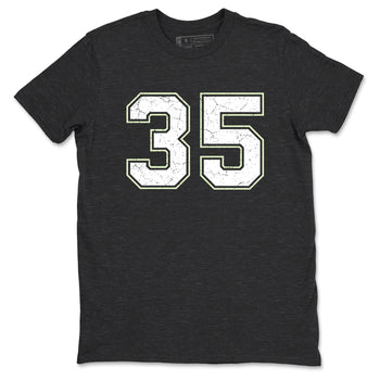 Sneaker Threads – Sneaker Tees To Match Nike KD 18 Halloween – Number 35 Graphic Tee Charcoal Heather 2. Perfect for Jordan releases 2025 colorways. Perfect for Kevin Durant sneaker releases and Halloween 2025 colorways.