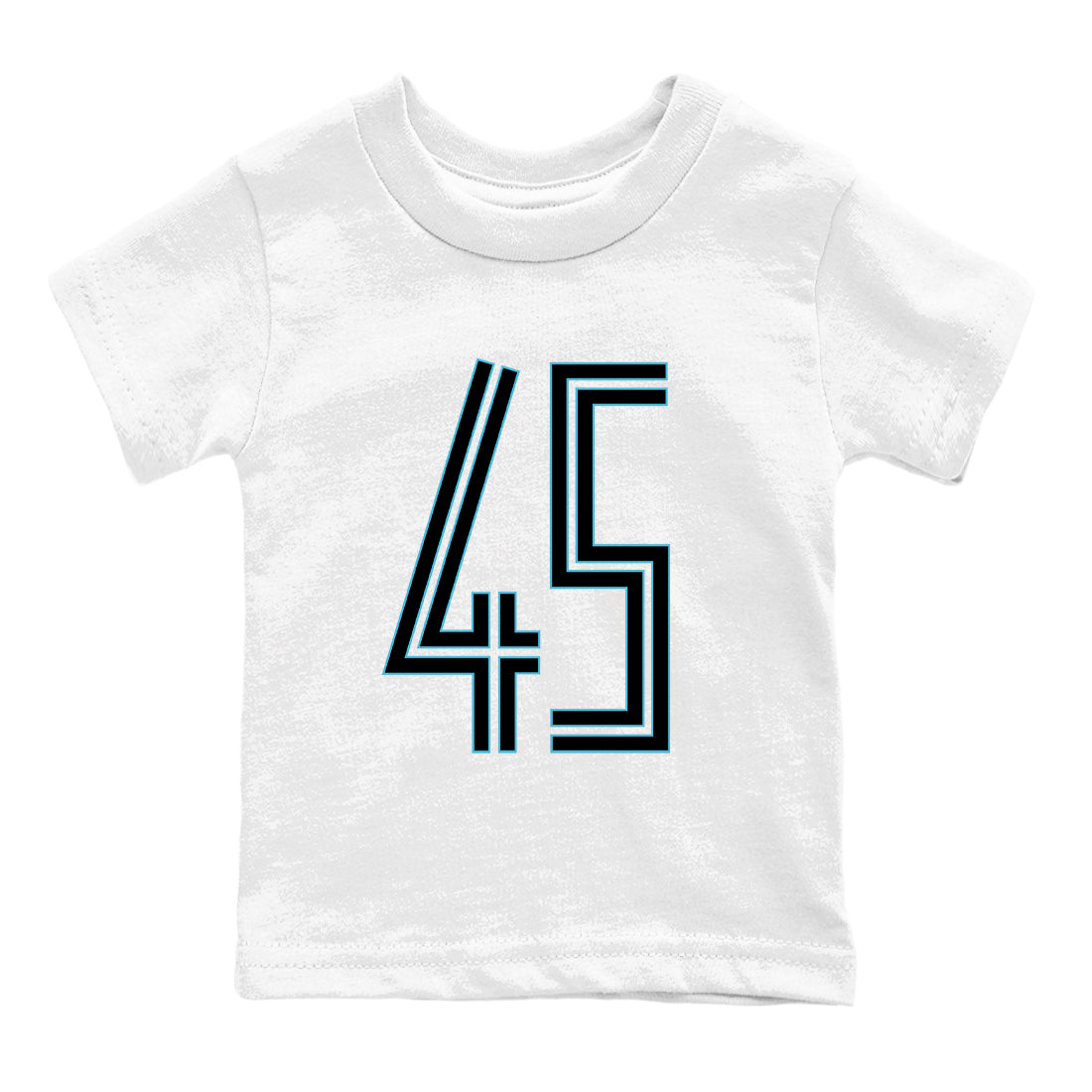 Sneaker Threads – Sneaker Tees To Match Air Jordan 11 Retro Gamma – Number 45 Youth Graphic Tee White 2. Perfect for Jordan releases 2025 colorways.
