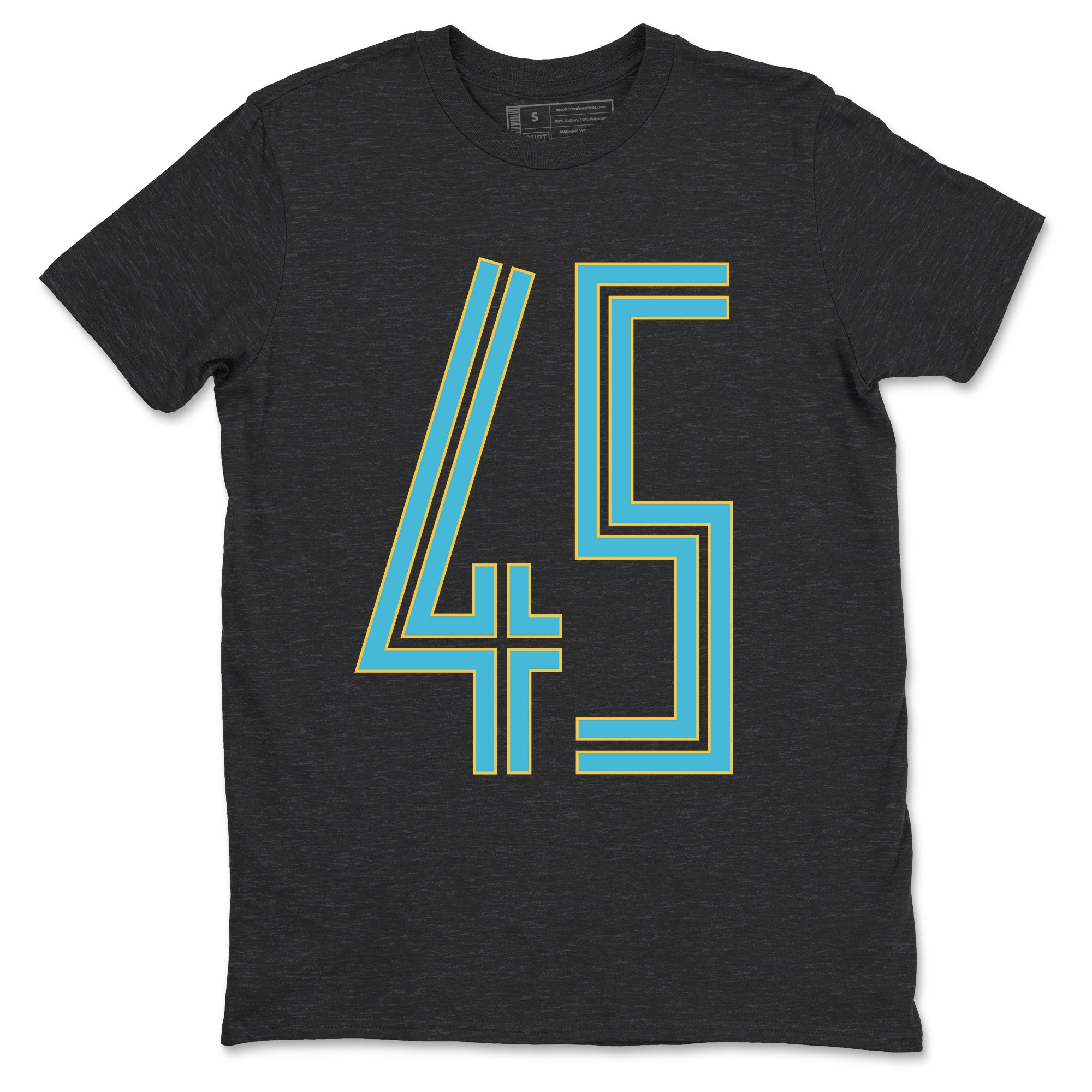 Sneaker Threads – Sneaker Tees To Match Air Jordan 11 Retro Gamma – Number 45 Graphic Tee Charcoal Heather 2. Perfect for Jordan releases 2025 colorways.