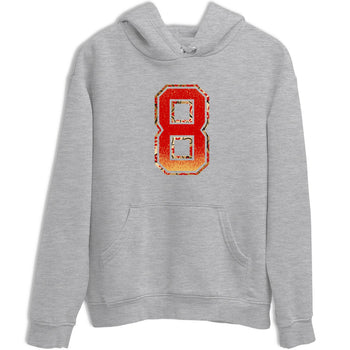 Best Christmas gifts for sneakerheads  – Sneaker Tees To Match Nike KB 9 China Sneakers – Number 8 Graphic Tee Heather Grey 2