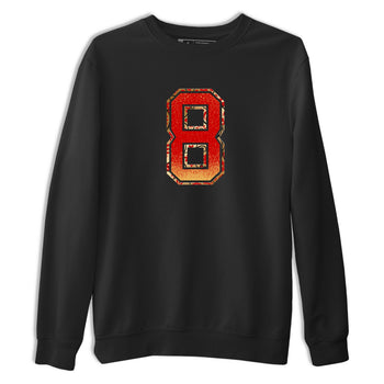 Best Christmas gifts for sneakerheads  – Sneaker Tees To Match Nike KB 9 China Sneakers – Number 8 Graphic Tee Black 2