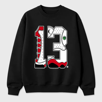 Sneaker match tees  Sneaker Tees To Match Air Jordan 13 Chicago Shoes  Number Statue Tee Black 2