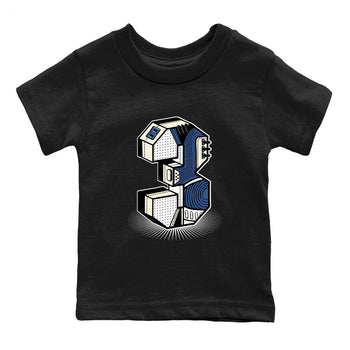 A Ma Maniere Air Jordan 3 Diffused Blue shirts to match jordans Number Statue graphic tee Jordan 3 For The Love best t-shirts to wear with jordans SNRT Sneaker Tees Youth Baby Black 2 tee