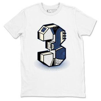 A Ma Maniere Air Jordan 3 Diffused Blue shirts to match jordans Number Statue graphic tee Jordan 3 For The Love best t-shirts to wear with jordans SNRT Sneaker Tees unisex cotton White 2 shirts