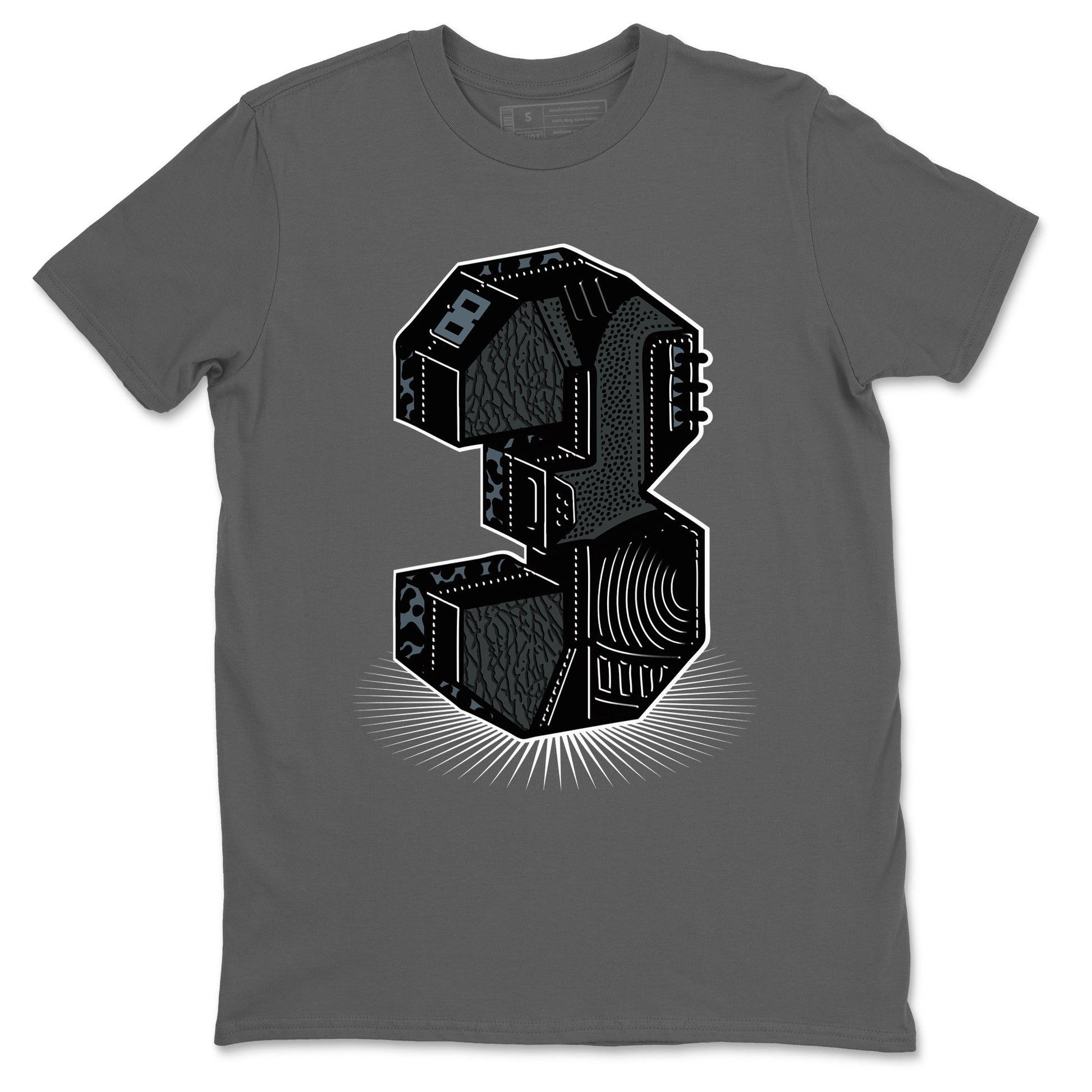 3s Black Cat shirts to match jordans Number Statue best t shirts to wear with jordans AJ3 Retro Black Cat match shoes to clothes SNRT Sneaker Tees unisex cotton Cool Grey 2 shirts