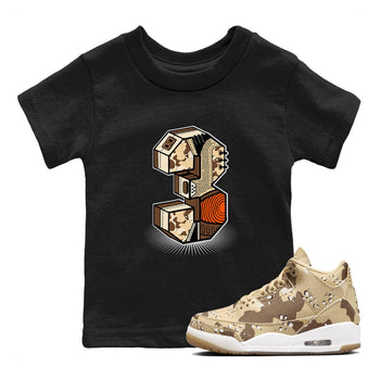 WNBA x Air Jordan 3 “Desert Camo” shirts to match jordans Number Statue sneaker match tees Air Jordan 3 Desert Camo SNRT Sneaker Release Tees Clothing Sneakerhead ShirtsBaby and Youth Black 1 cotton tee