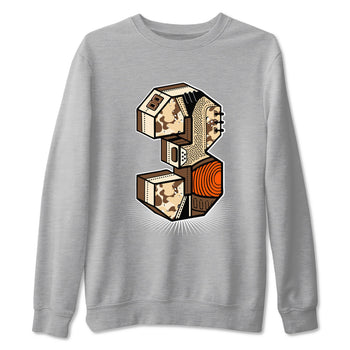 WNBA x Air Jordan 3 “Desert Camo” shirts to match jordans Number Statue sneaker match tees Air Jordan 3 Desert Camo SNRT Sneaker Release Tees Clothing Sneakerhead ShirtsHeather Grey 2 unisex cotton tee