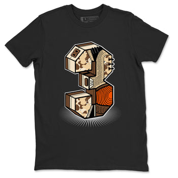 WNBA x Air Jordan 3 “Desert Camo” shirts to match jordans Number Statue sneaker match tees Air Jordan 3 Desert Camo SNRT Sneaker Release Tees Clothing Sneakerhead ShirtsBlack 2 unisex cotton tee