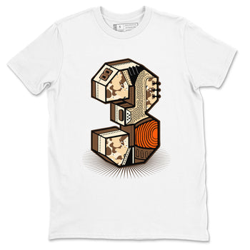 WNBA x Air Jordan 3 “Desert Camo” shirts to match jordans Number Statue sneaker match tees Air Jordan 3 Desert Camo SNRT Sneaker Release Tees Clothing Sneakerhead ShirtsWhite 2 unisex cotton tee