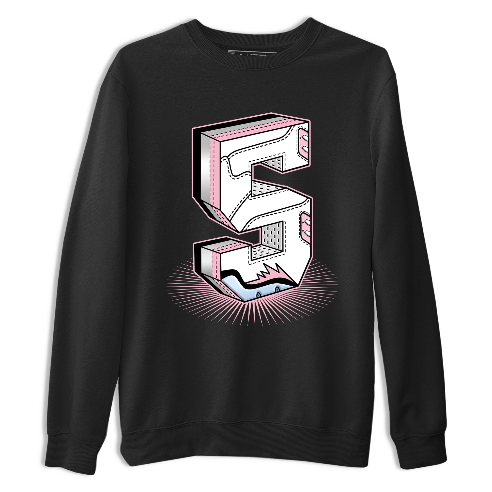 Number Statue sneaker match t-shirt styled to complete your fit with the Air Jordan 5 35th Anniversary sneakers, shown in Black 2.