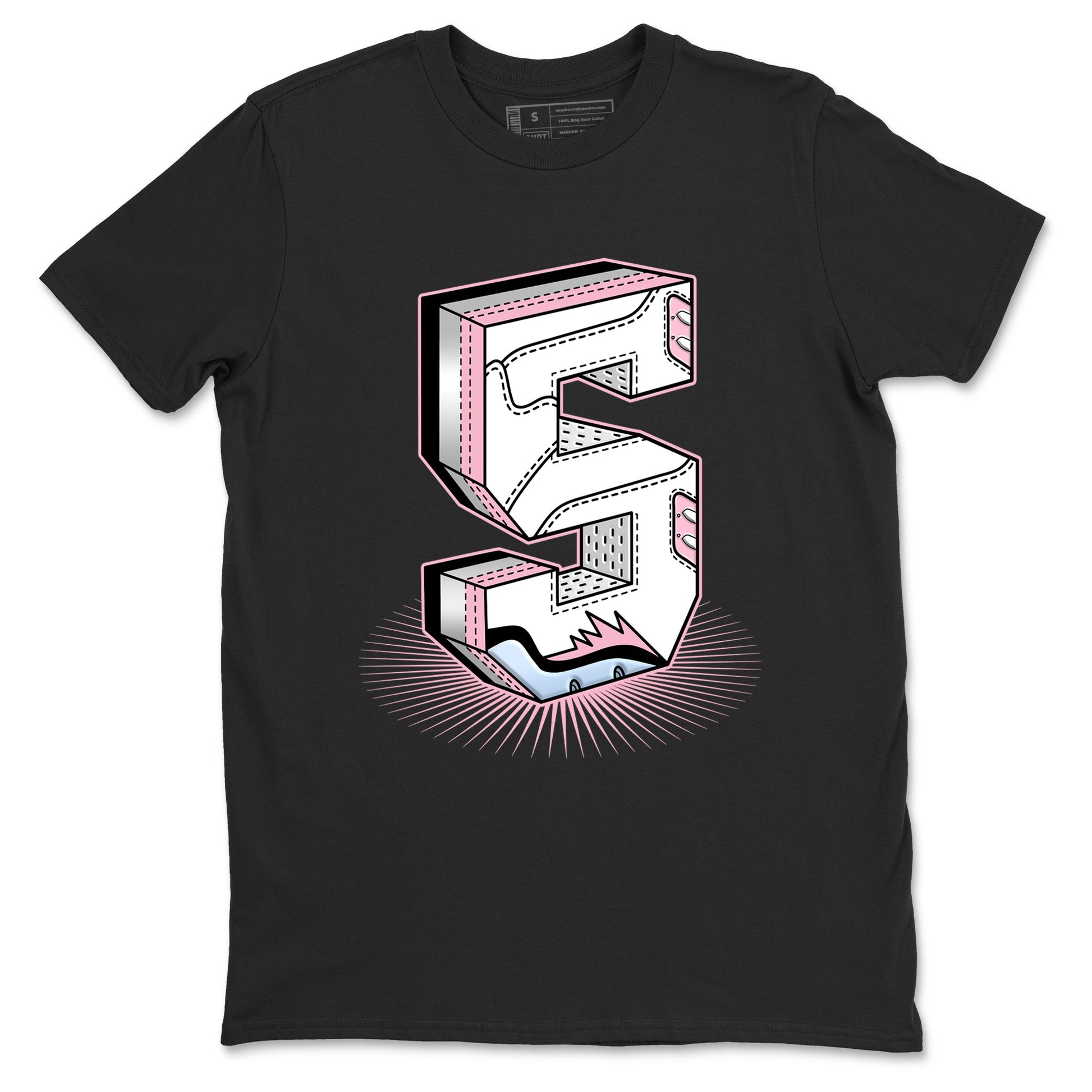 Number Statue sneaker match t-shirt styled to complete your fit with the Air Jordan 5 35th Anniversary sneakers, shown in Black 2.