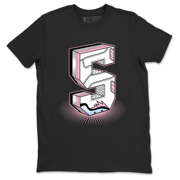 Number Statue sneaker match t-shirt styled to complete your fit with the Air Jordan 5 35th Anniversary sneakers, shown in Black 2.