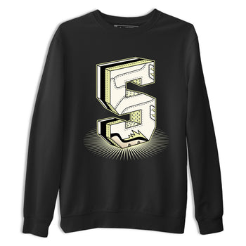 Sneaker match tees – Streetwear Graphic Tees Air Jordan 5 Luminous Green Sneakers – Number Statue Graphic Tee Black 2
