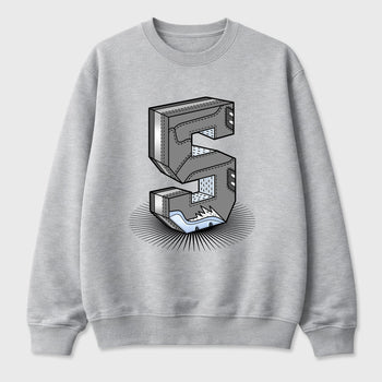 Sneaker match tees – Sneaker Tees To Match Air Jordan 5 Wolf Grey Shoes – Number Statue Tee Heather Grey 2