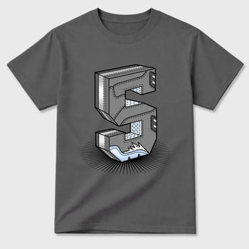 Sneaker match tees – Sneaker Tees To Match Air Jordan 5 Wolf Grey Shoes – Number Statue Tee Cool Grey 2