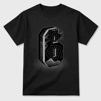 Sneaker match tees – Sneaker Tees To Match Air Jordan 6 Cap and Gown Shoes – Number Statue Tee Black 2