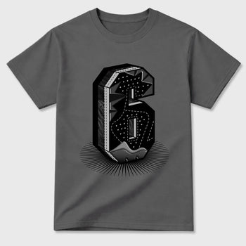 Sneaker match tees – Sneaker Tees To Match Air Jordan 6 Cap and Gown Shoes – Number Statue Tee Cool Grey 2