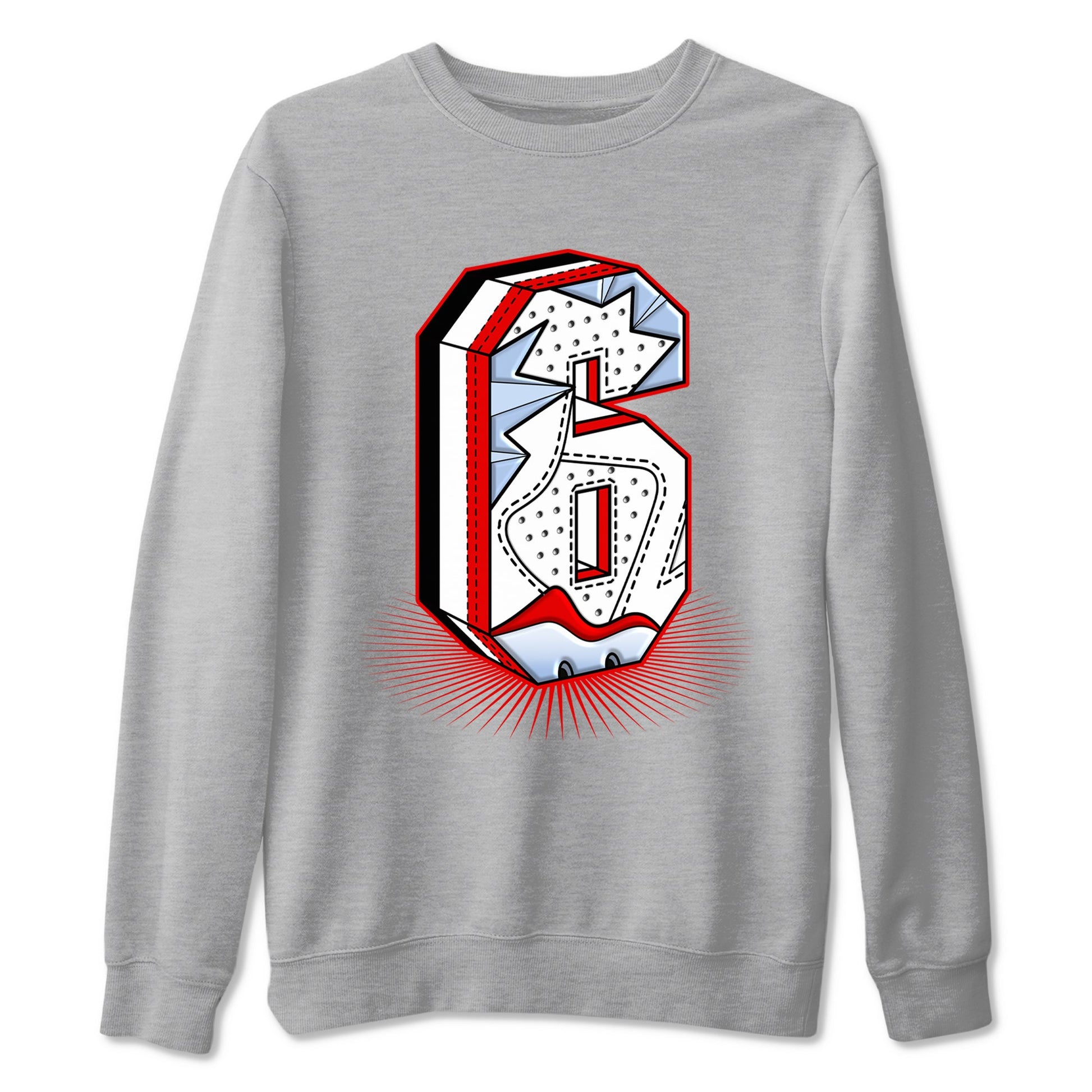 6s Fire Red shirts to match jordans Number Statue best t shirts to wear with jordans Air Jordan 6 Fire Red match shoes to clothes SNRT Sneaker Tees unisex cotton Heather Grey 2 shirts