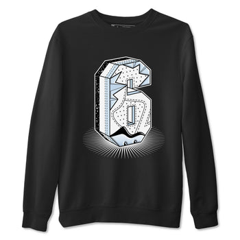 6s White Black shirt to match jordans Number Statue sneaker tees Air Jordan 6 White Black SNRT Sneaker Release Tees unisex cotton Black 2 crew neck shirt