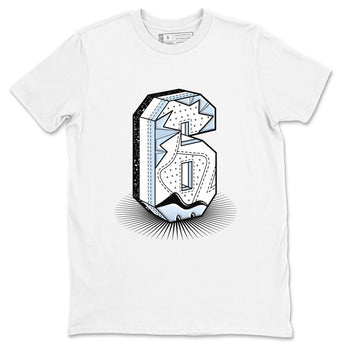 6s White Black shirt to match jordans Number Statue sneaker tees Air Jordan 6 White Black SNRT Sneaker Release Tees unisex cotton White 2 crew neck shirt