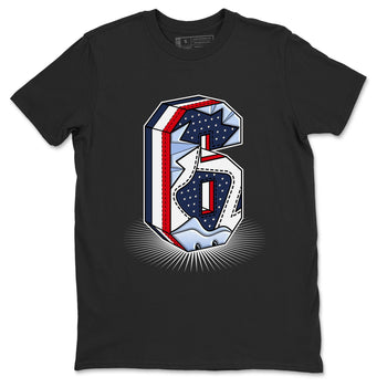 6s White And Midnight Navy shirts to match jordans Number Statue sneaker match tees Air Jordan 6 White And Midnight Navy SNRT Sneaker Tees streetwear brand Black 2 unisex cotton tee